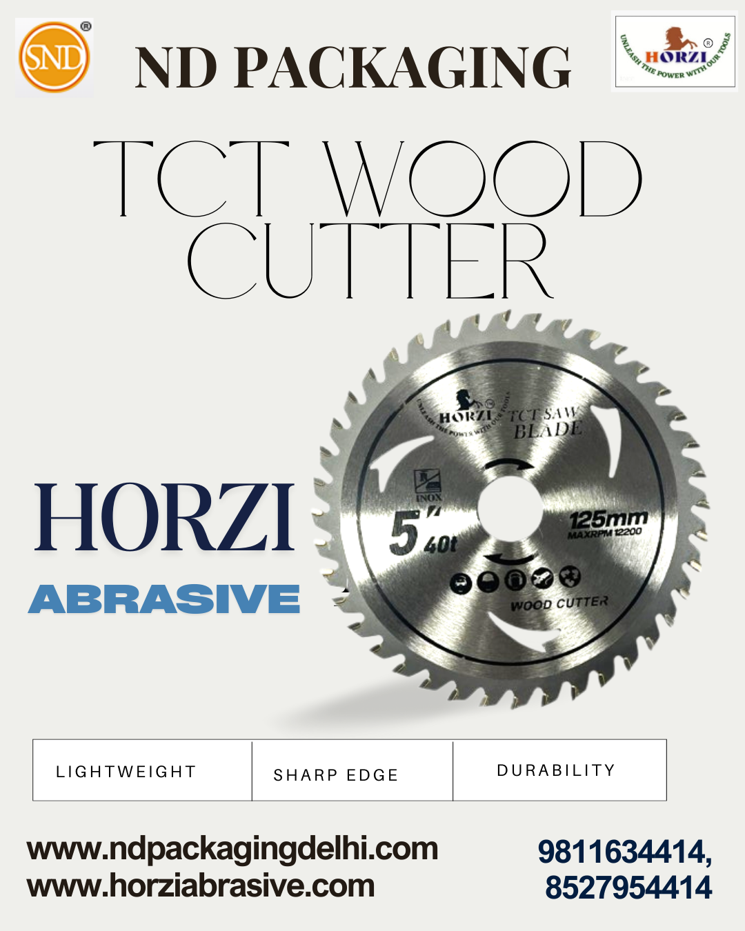 Horzi TCT Wood Cutter